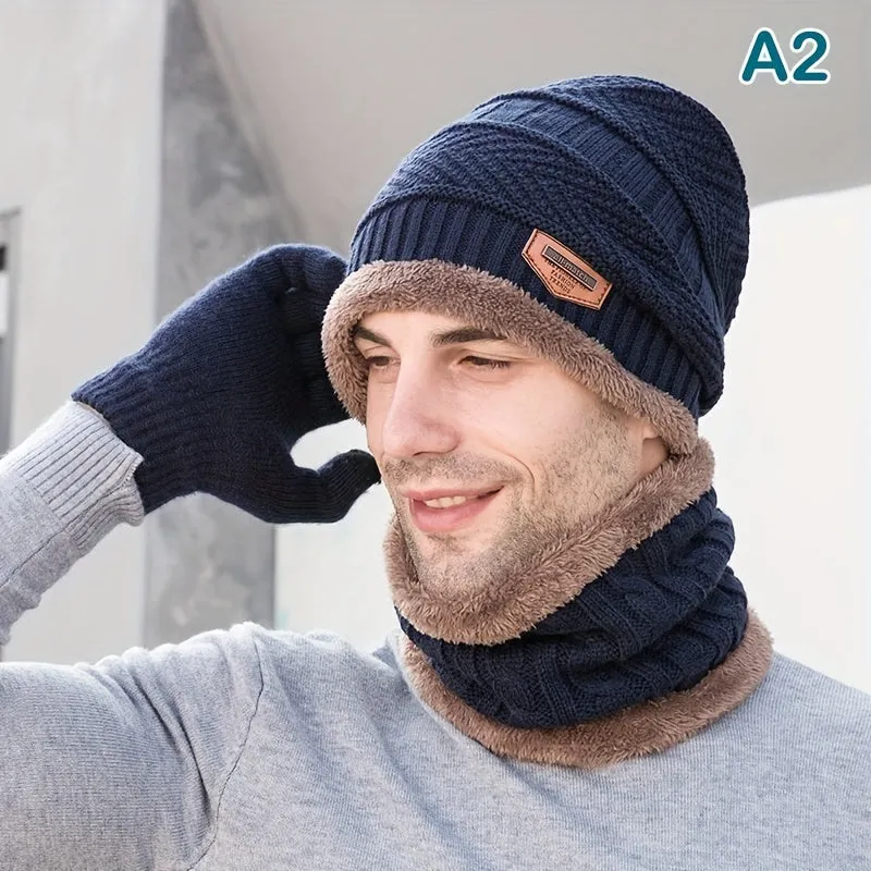 1pc Winter Skullies Beanie Hat For Men Women