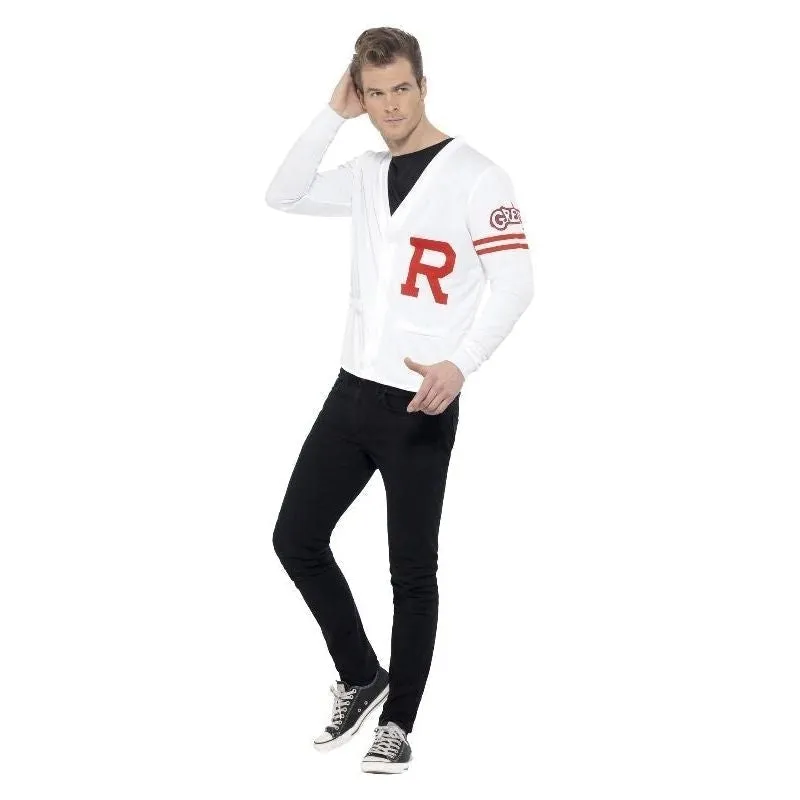 50s Grease Rydell Prep Costume Adult White