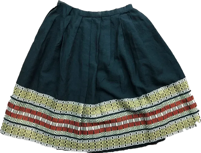 70s Madawaska Weavers Wool Skirt        W27