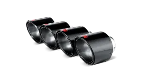 AKRAPOVIC TP-CT/1 Tail pipe set (Carbon,dia 115 mm) CHEVROLET CORVETTE ZO6/ZR1 (C6) 2006-2011