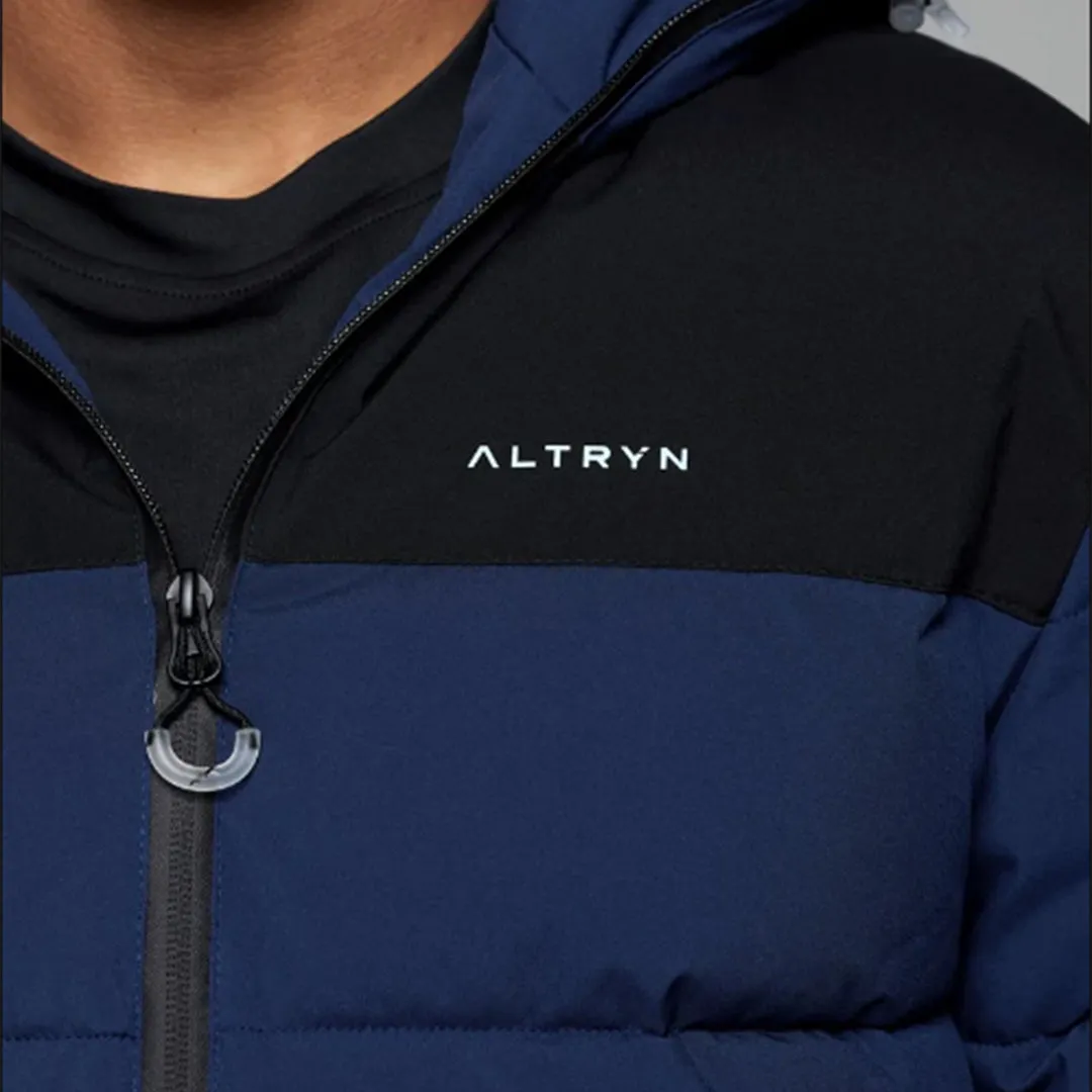 Altryn Angletarn Puffer Jacket/Pant Tracksuit Set Blue/Black