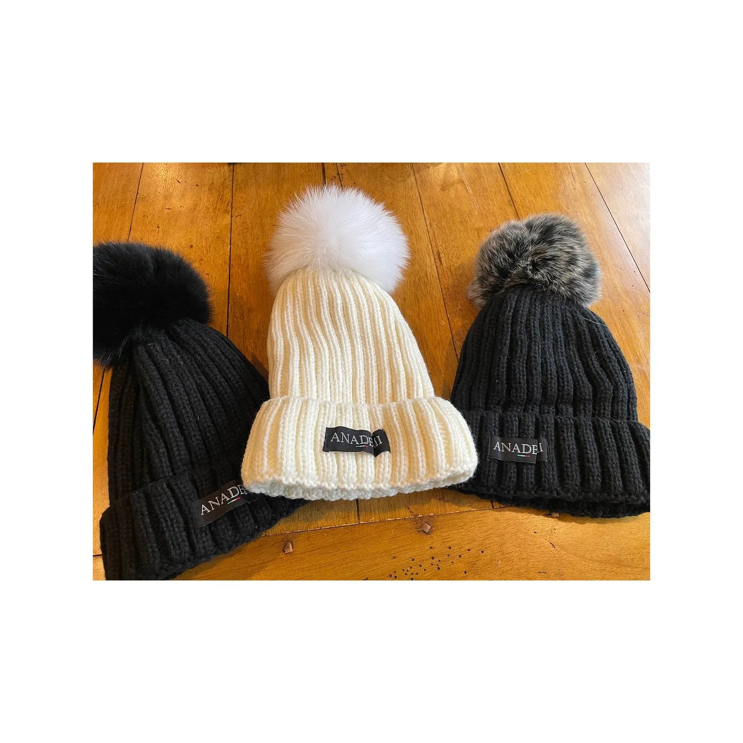 Anademi Detachable PomPom Hat