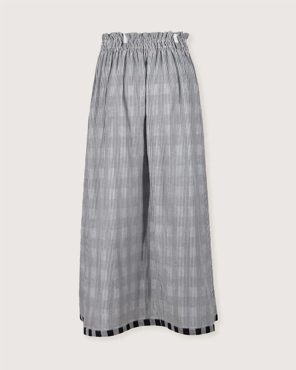 Anna Reversible Check Tie Dress Skirt