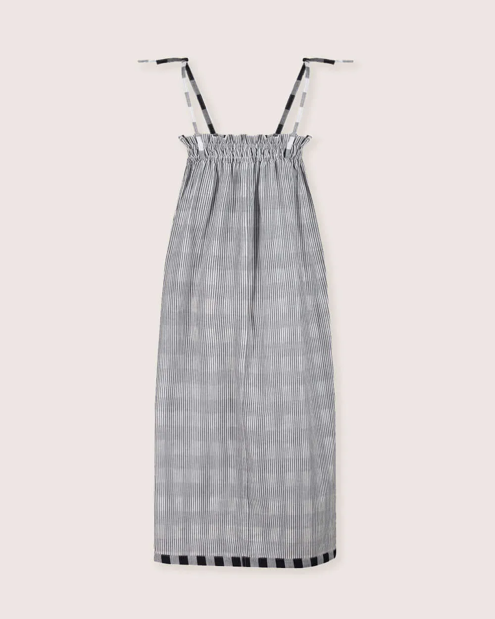 Anna Reversible Check Tie Dress Skirt