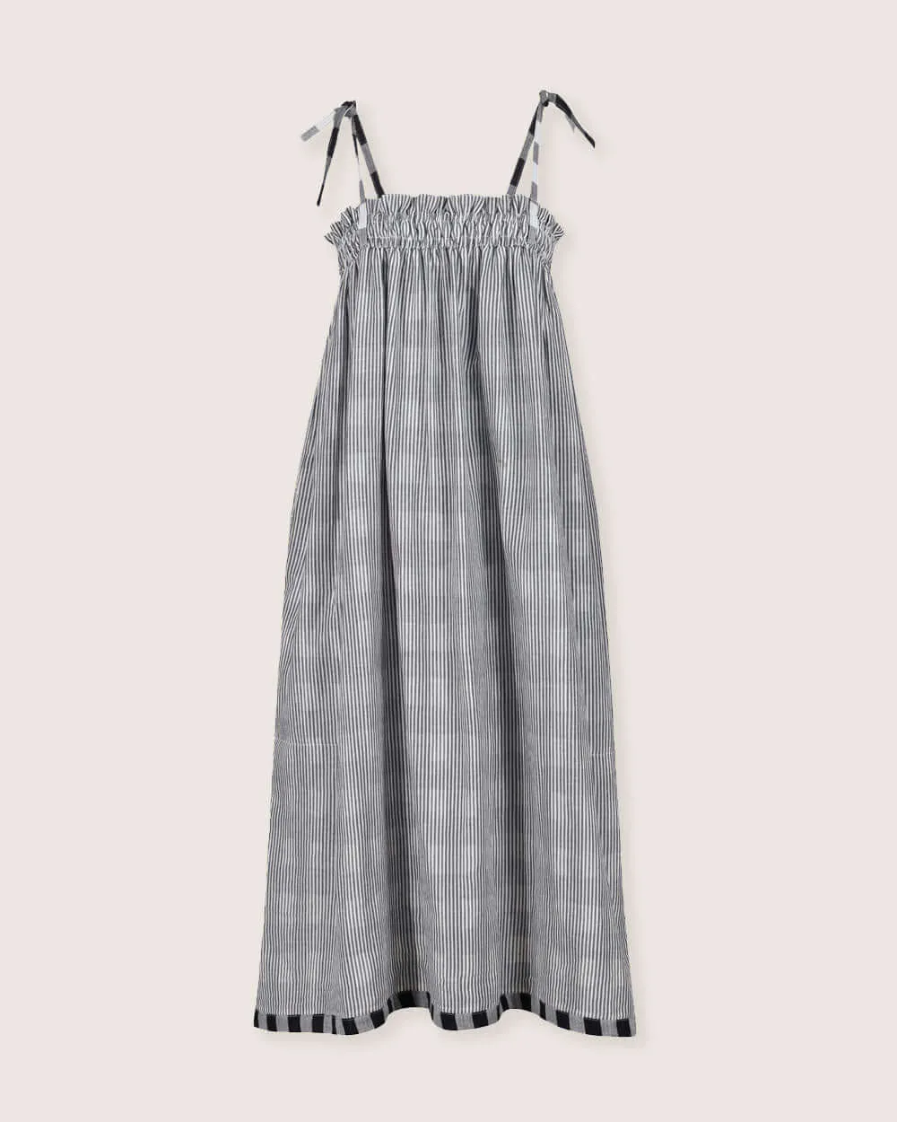 Anna Reversible Check Tie Dress Skirt