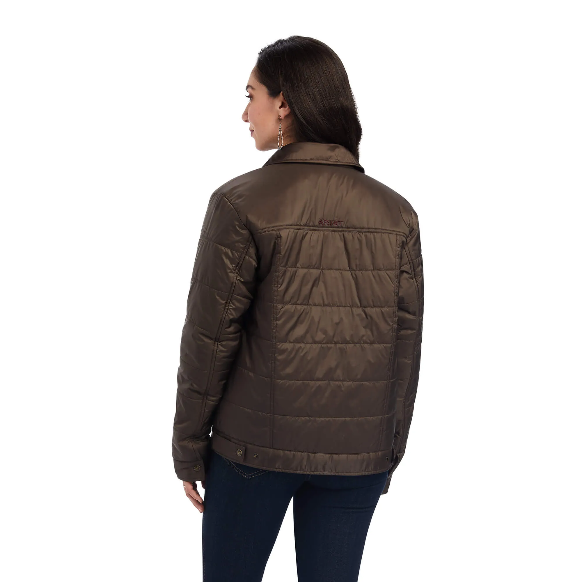 Ariat Women's Banyan Bark Puffer Trucker Jacket