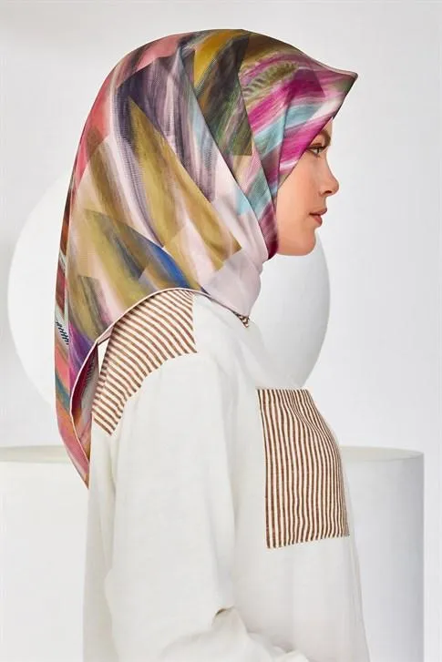 Armine Erika Square Silk Scarf No. 38