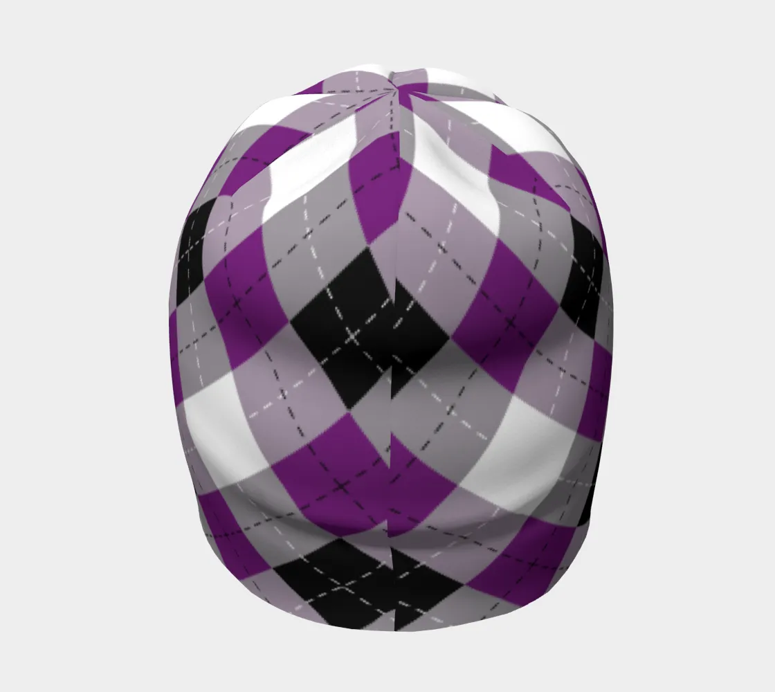 Asexual Argyle Beanie