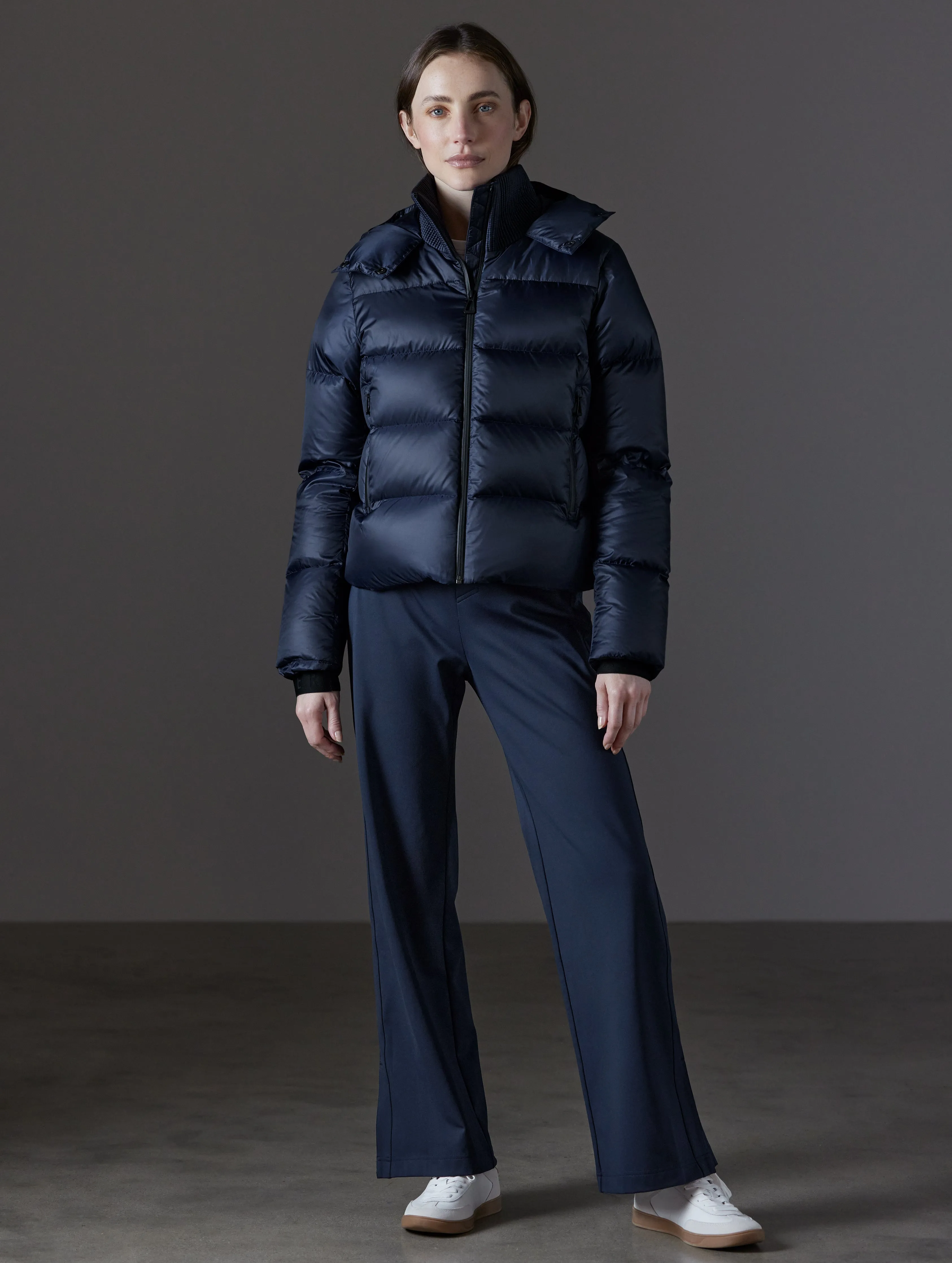 Aura Puffer Jacket - Total Eclipse