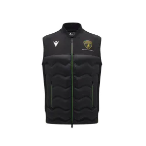 Automobili Lamborghini Squadra Corse Men's Team Padded Vest - Black