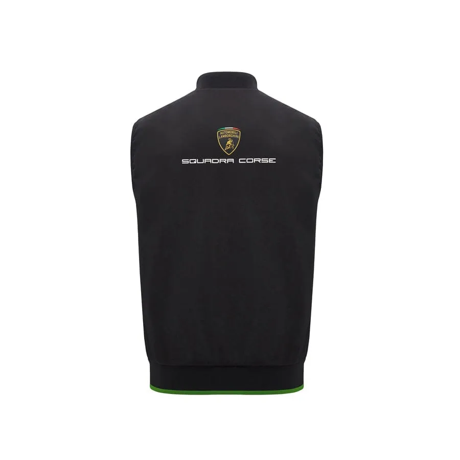 Automobili Lamborghini Squadra Corse Men's Team Padded Vest - Black