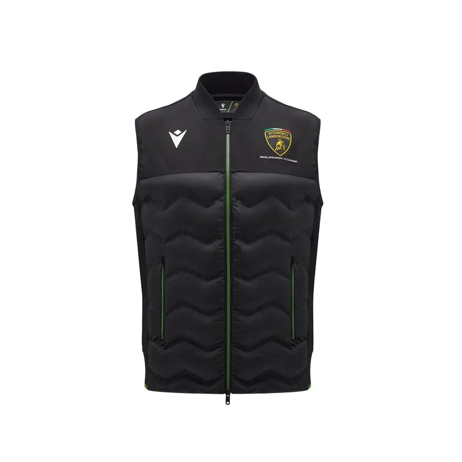 Automobili Lamborghini Squadra Corse Men's Team Padded Vest - Black