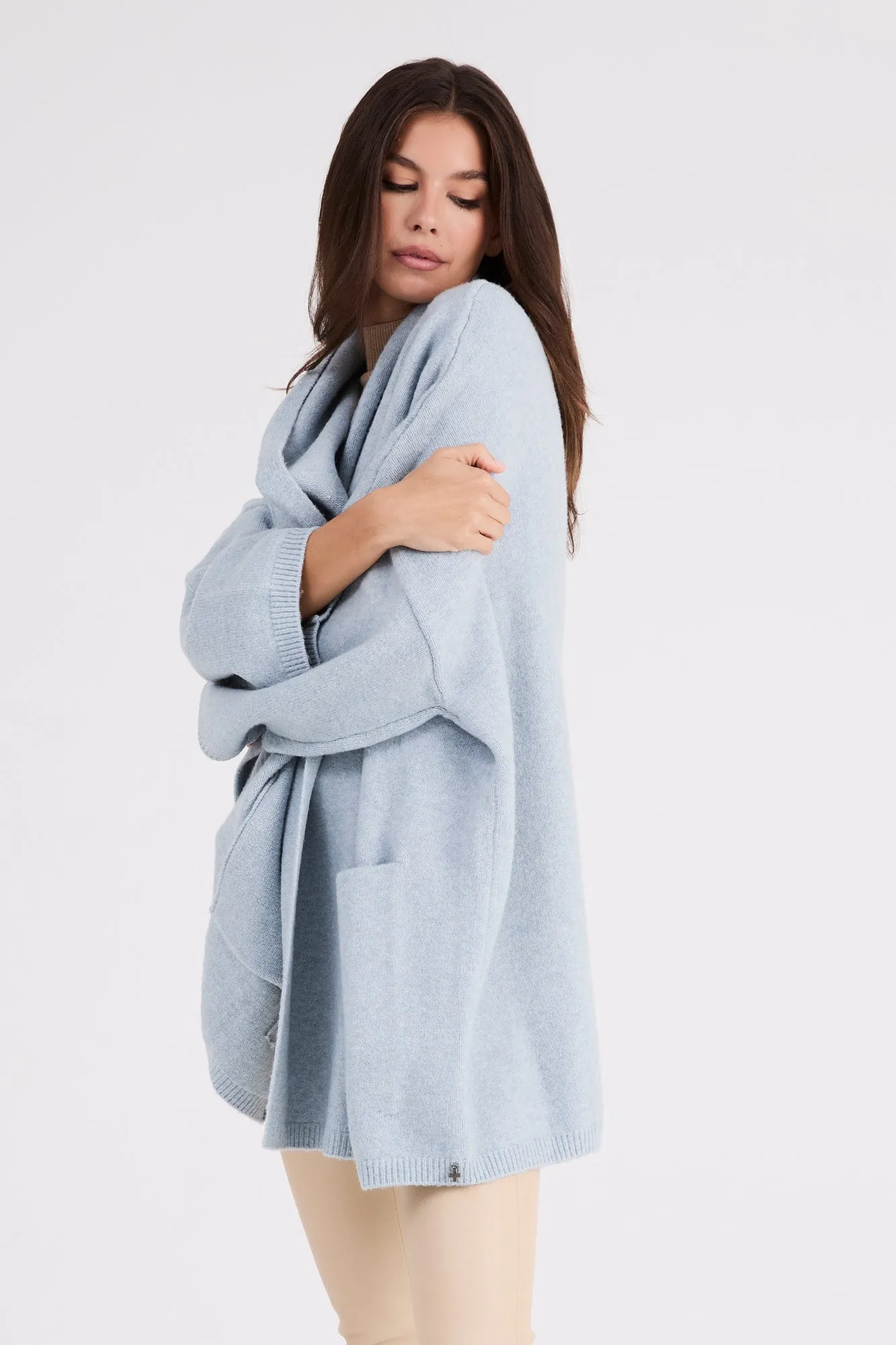   Beryll Cocoon Cardigan | Ice Blue