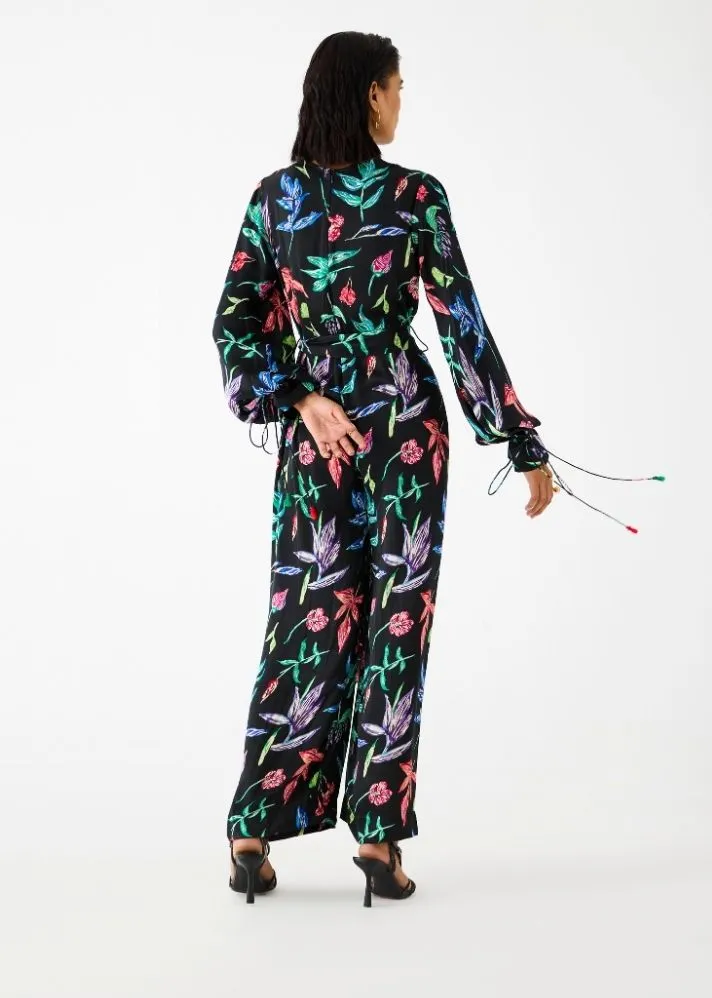 Black Botanica Jumpsuit