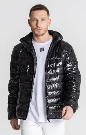 Black Team Puffer Jacket