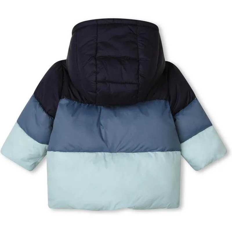 Boys Colour Block Puffer Jacket