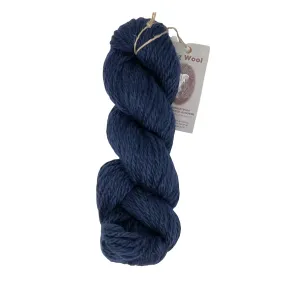 Bulky Wool 100g (3.52 oz): Rare Breed Wensleydale and Bluefaced Leicester Millhouse Blue