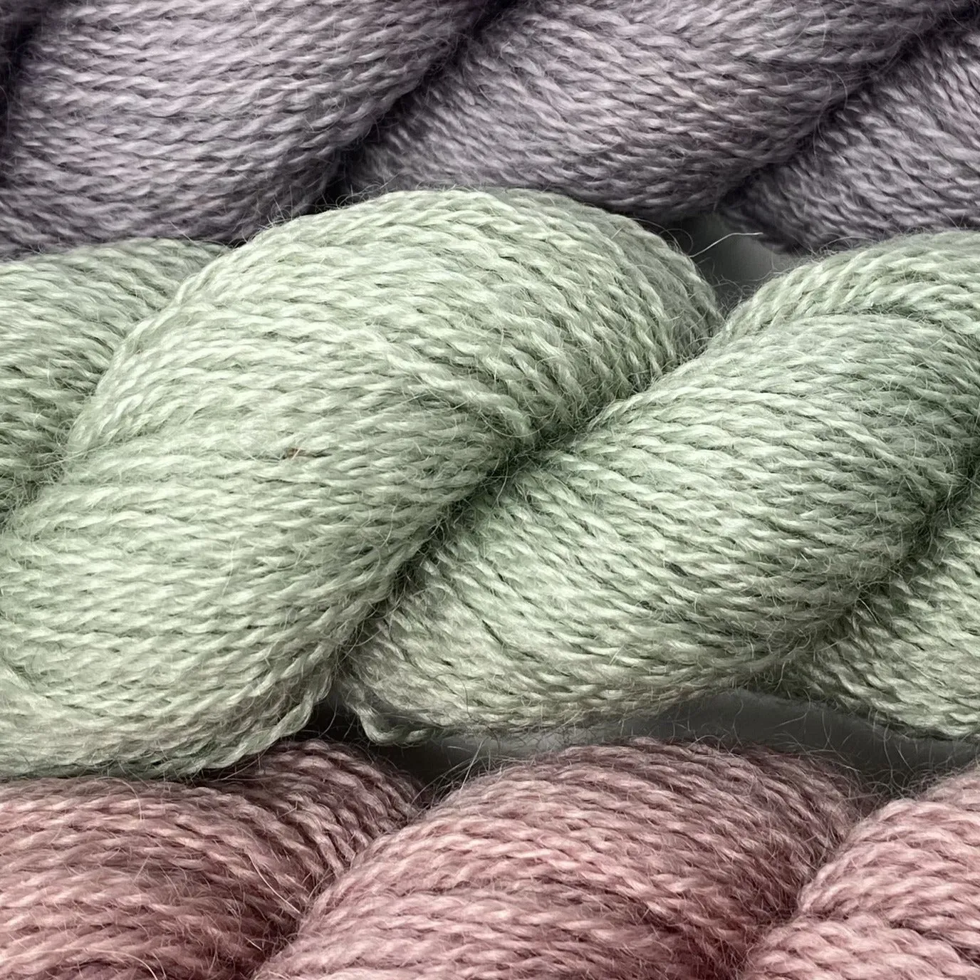 Cardigan Bay collection - 4ply (Fingering/Sports Weight) 50g (1.76 oz): Rare Breed Wensleydale and Bluefaced Leicester cool pistachio