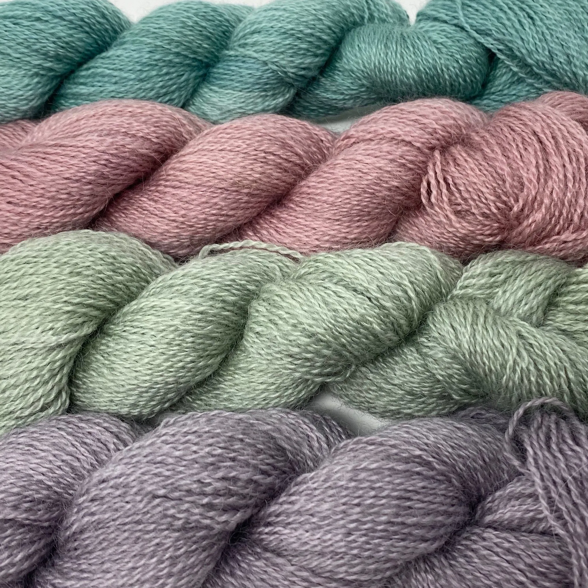 Cardigan Bay collection - 4ply (Fingering/Sports Weight) 50g (1.76 oz): Rare Breed Wensleydale and Bluefaced Leicester Faded Damson