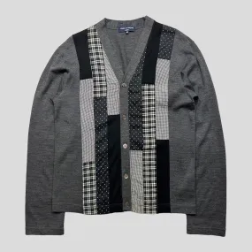 CDG Homme 2010 Patchwork Polkadot Cardigan - M