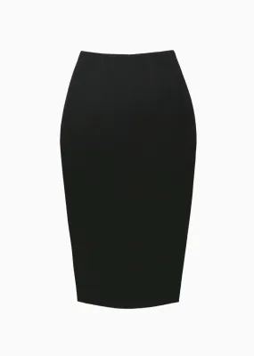 Celeste - High Waist Shimmer Pencil Skirt