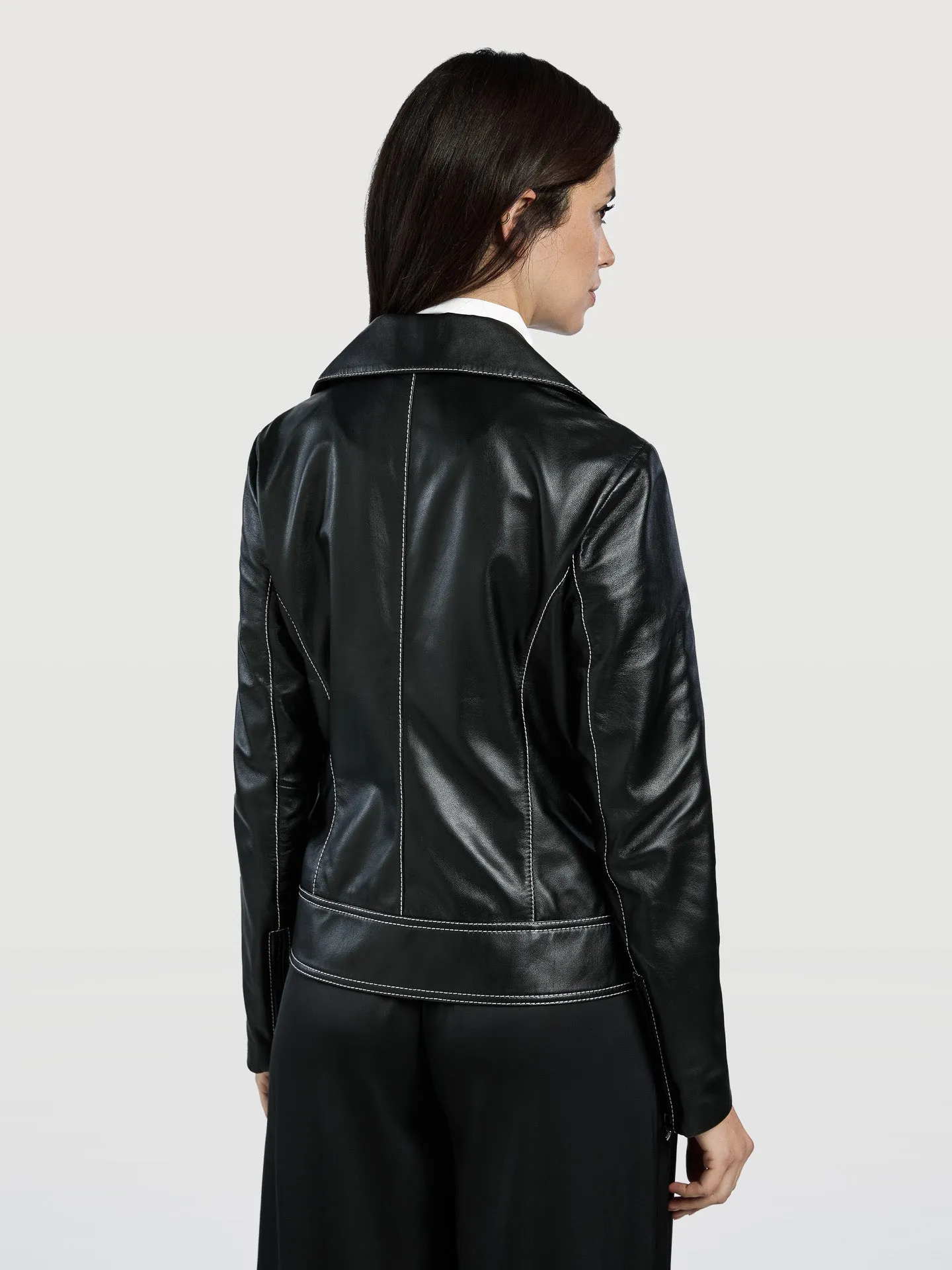 Classic Biker Leather Jacket