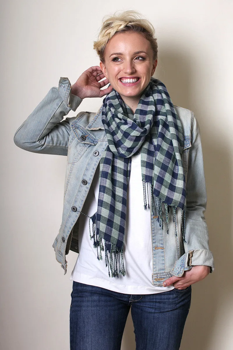 Classic Cambridge Checkered Plaid Scarf