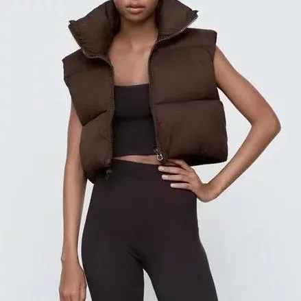 Classic puffer bubble vest jacket