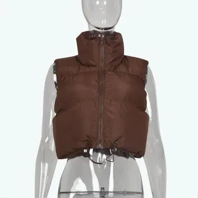 Classic puffer bubble vest jacket