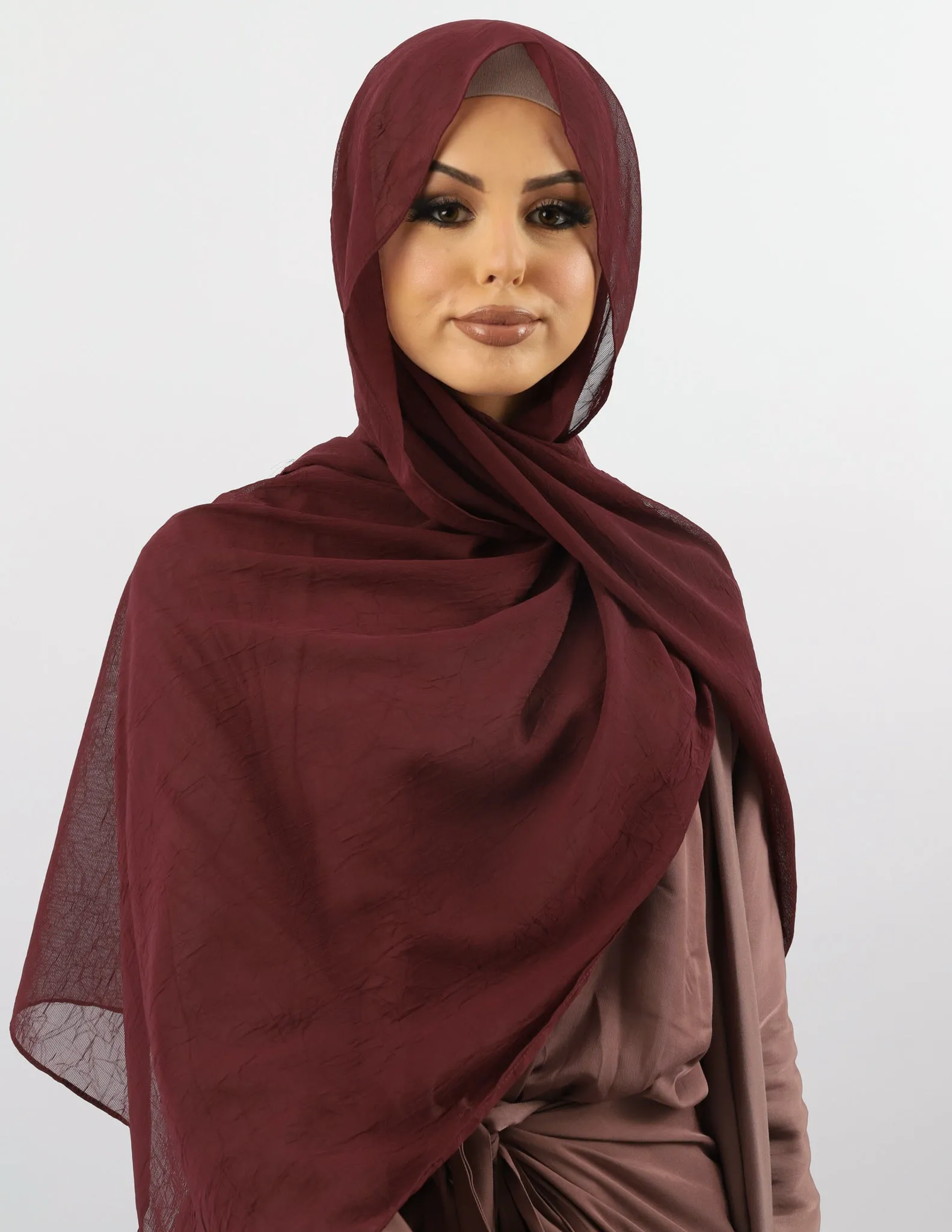 Crinkled Chiffon Shawl