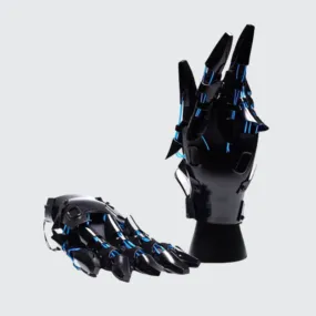 Cyberpunk Neon Gloves