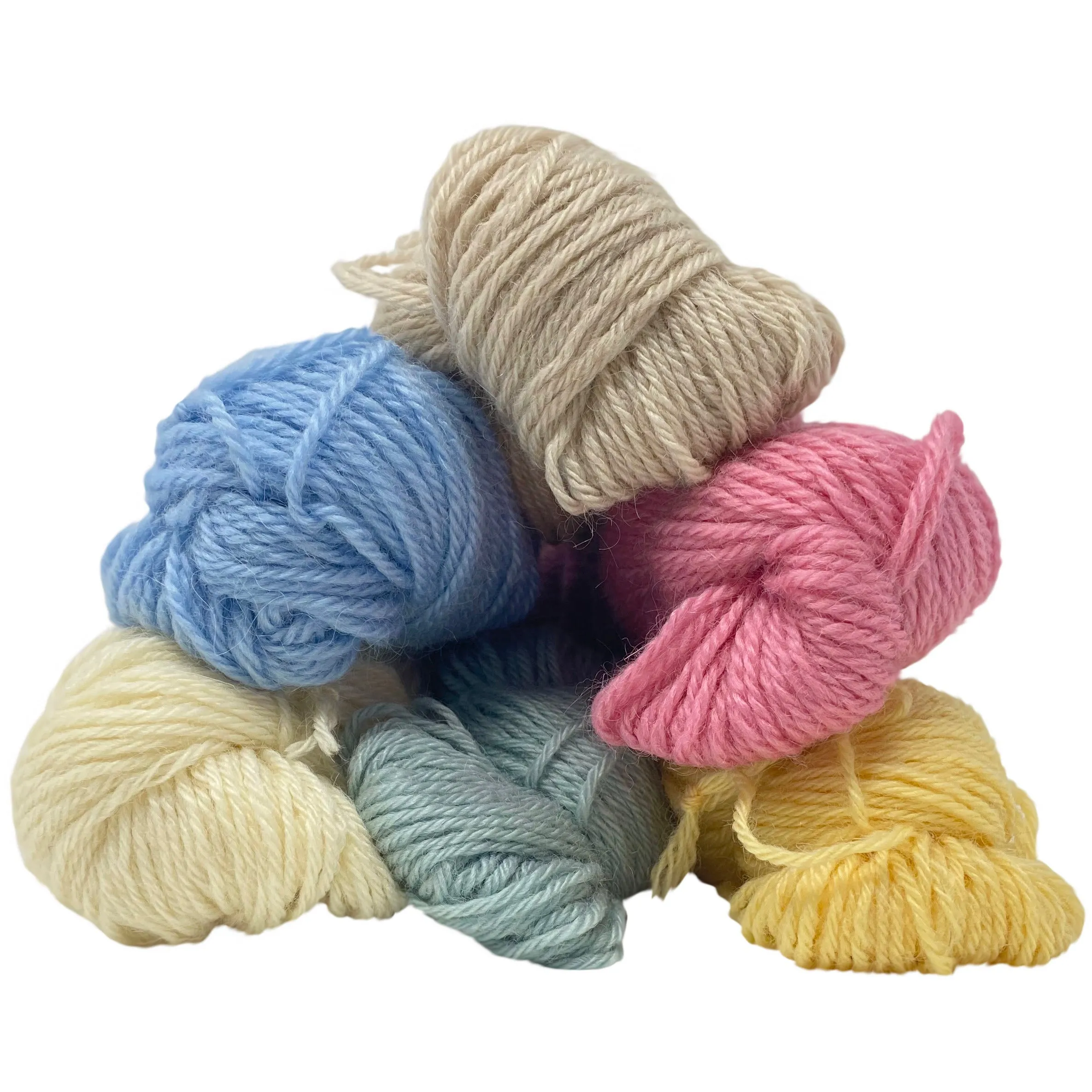 DK (8 Ply/Light Worsted)  150g (5.29 oz) Rare Breed Wensleydale and Bluefaced Leicester Natural