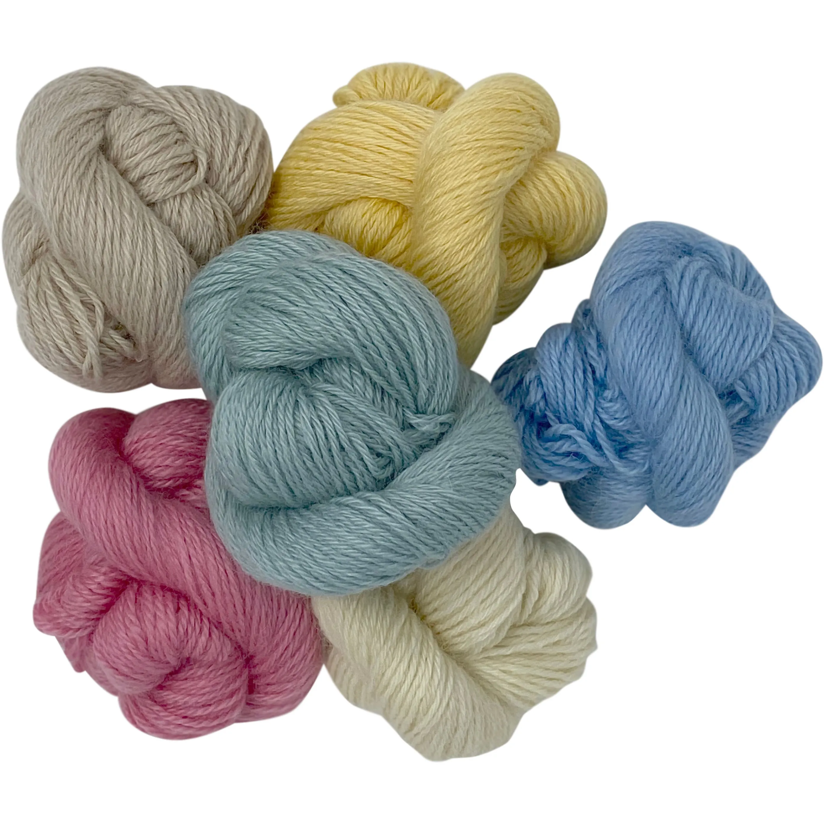 DK (8 Ply/Light Worsted)  150g (5.29 oz) Rare Breed Wensleydale and Bluefaced Leicester Natural