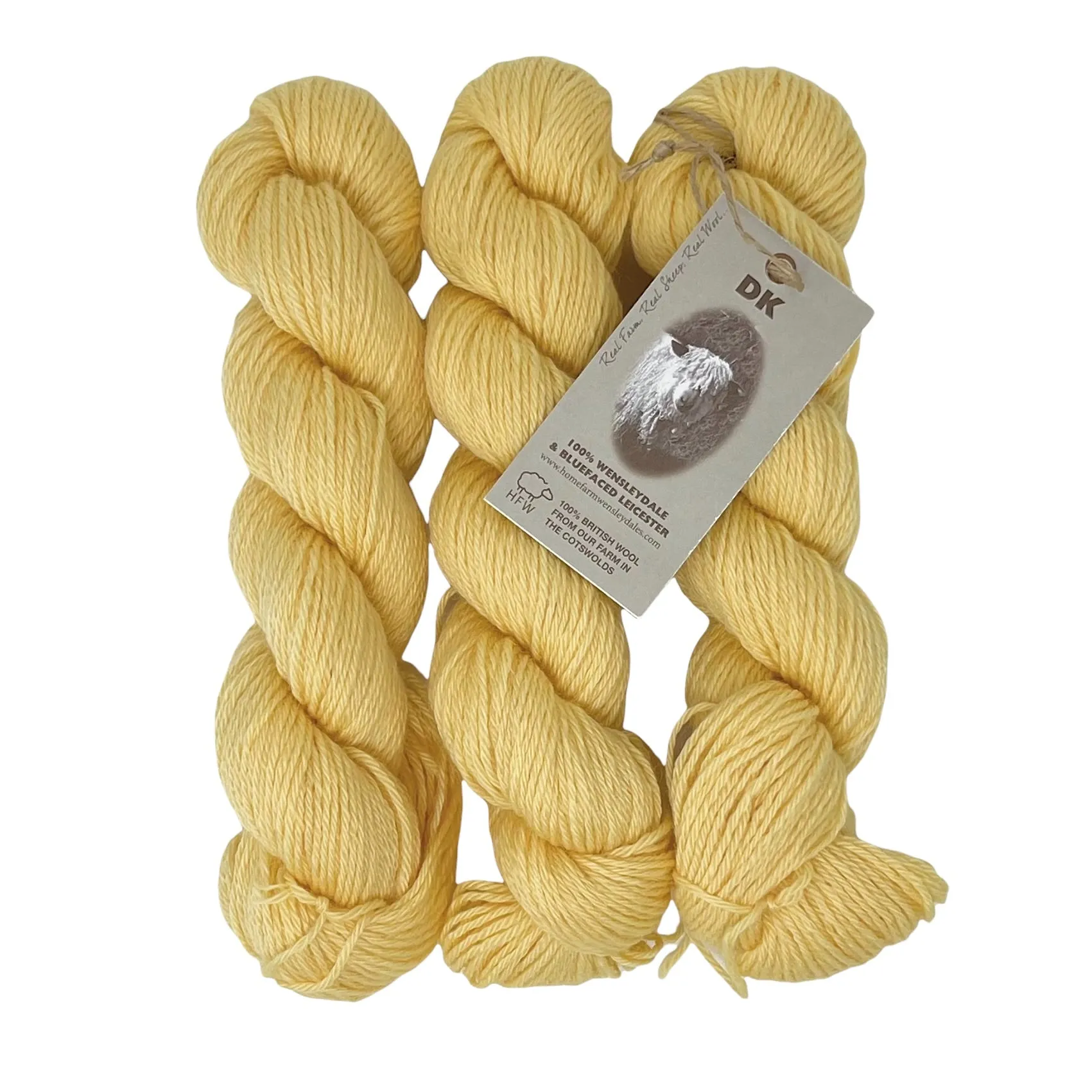 DK (8 Ply/Light Worsted) 150g (5.29 oz) Rare Breed Wensleydale and Bluefaced Leicester Sunrising Hill