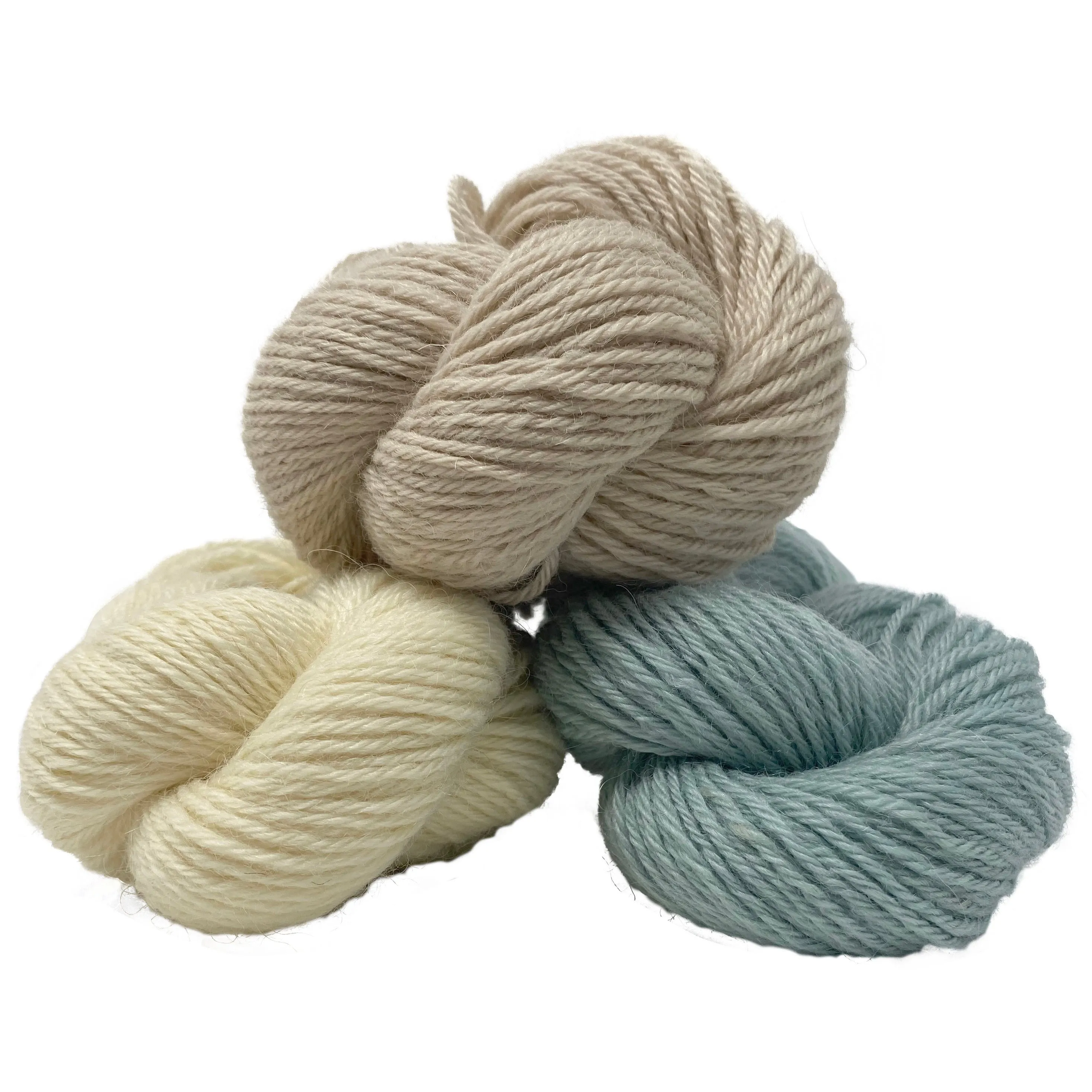 DK (8 Ply/Light Worsted)  300g (10.58 oz) Rare Breed Wensleydale and Bluefaced Leicester Natural