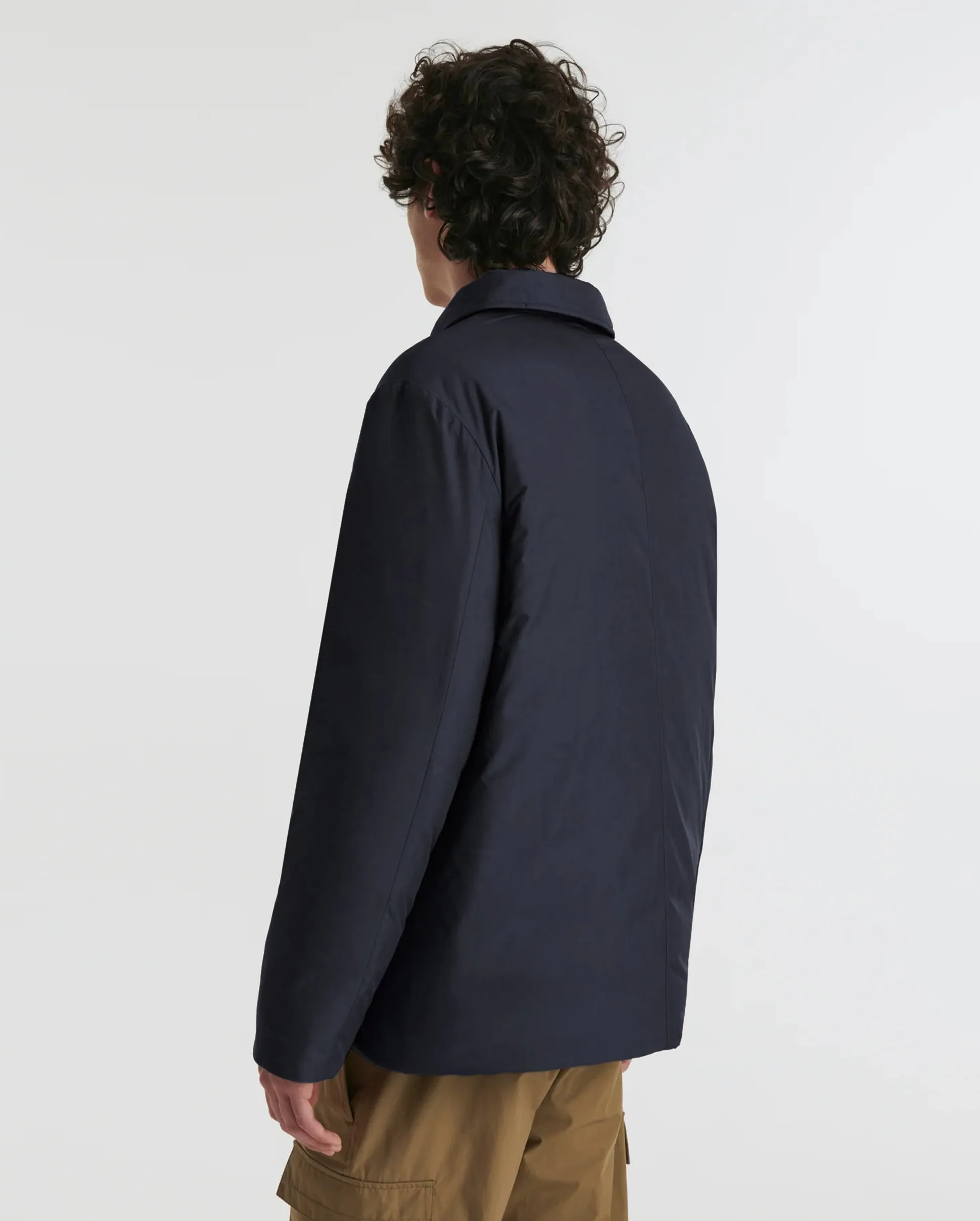 DOWN OVERSHIRT JACKET 77CM / NIGHT