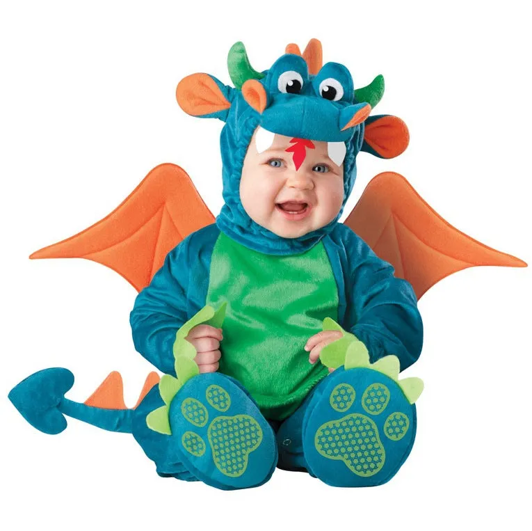 Fancydresswale baby Photography Props Dinosaur Animal Costume Jumpsuit Halloween Cosplay Costume(6 Months -24 Months))