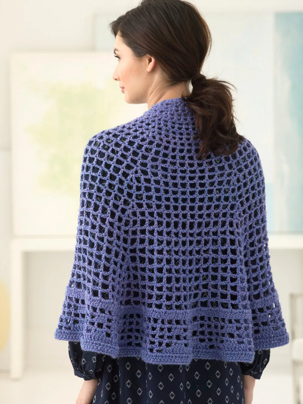 Filet Crochet Shawl (Crochet)