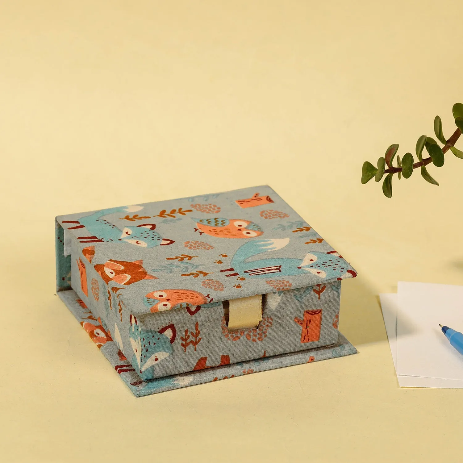 Floral Printed Handcrafted Card Holder with Slips