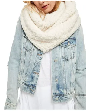 Free People Women's Cloud Nine Infinity Scarf White Size Regular