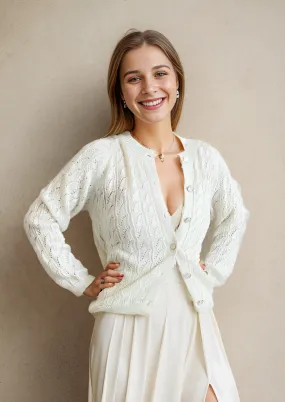 French Style Bridal Ivory Cardigan