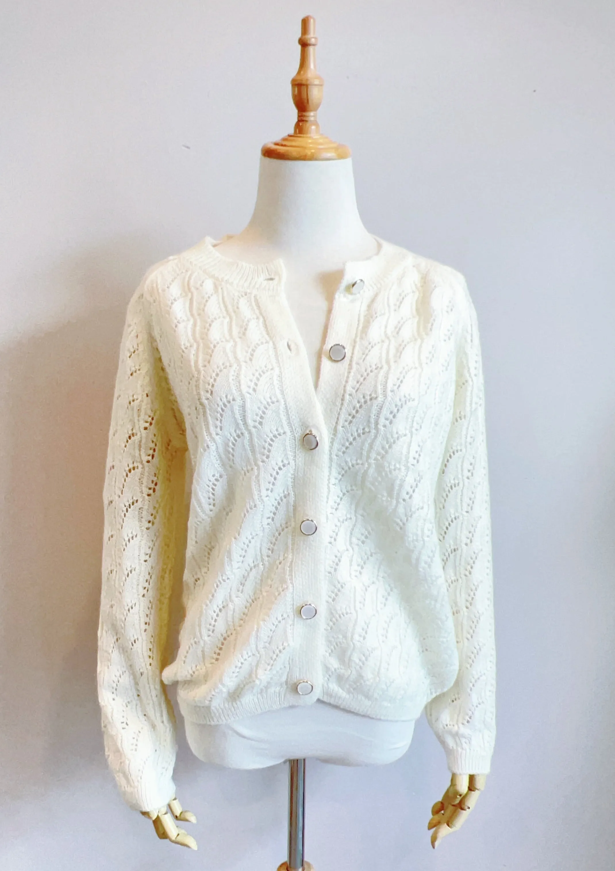 French Style Bridal Ivory Cardigan