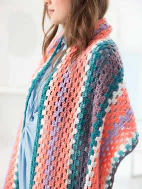 Fringed Shawl (Crochet)