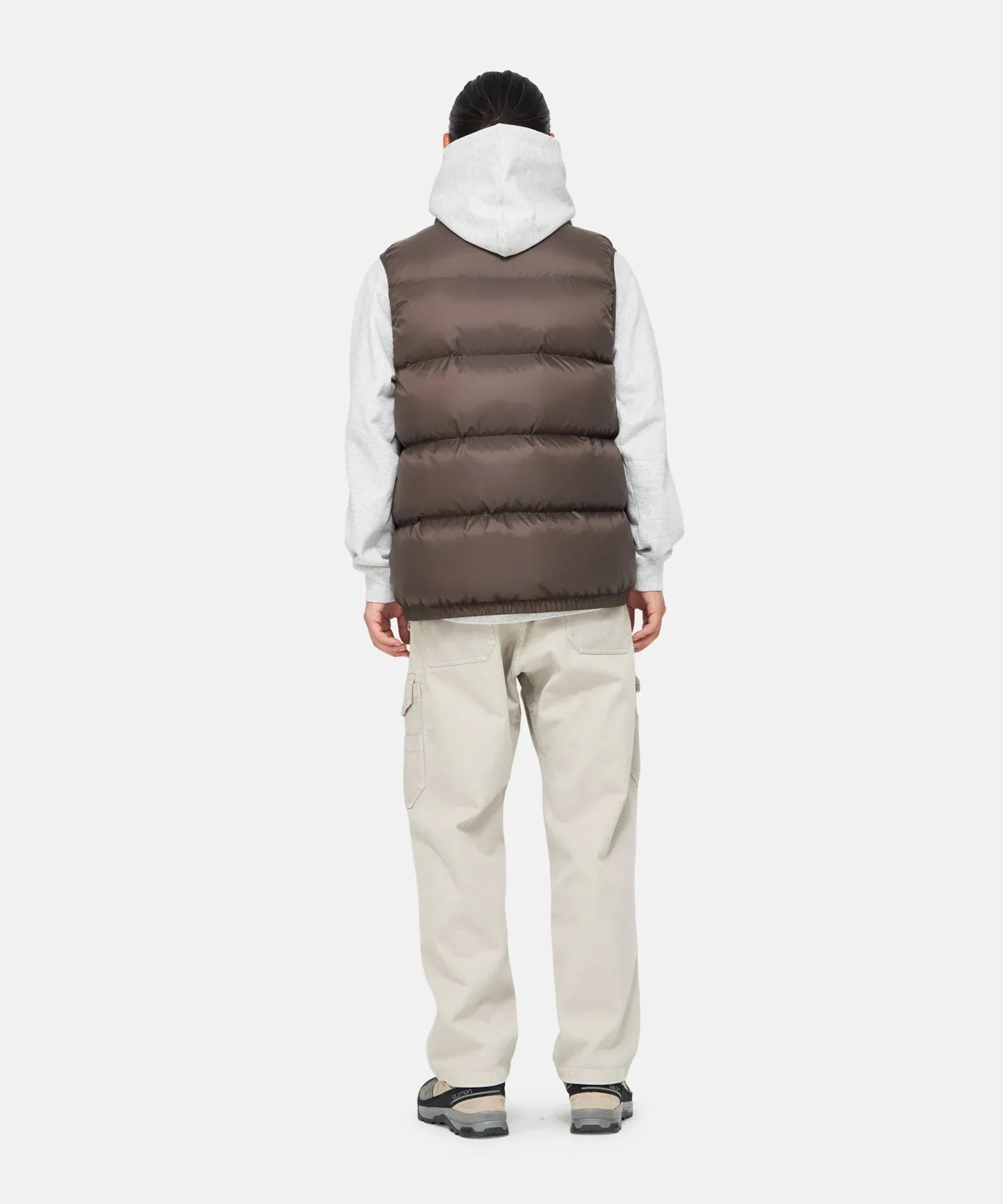 Gramicci Down Puffer Vest / DARK BROWN