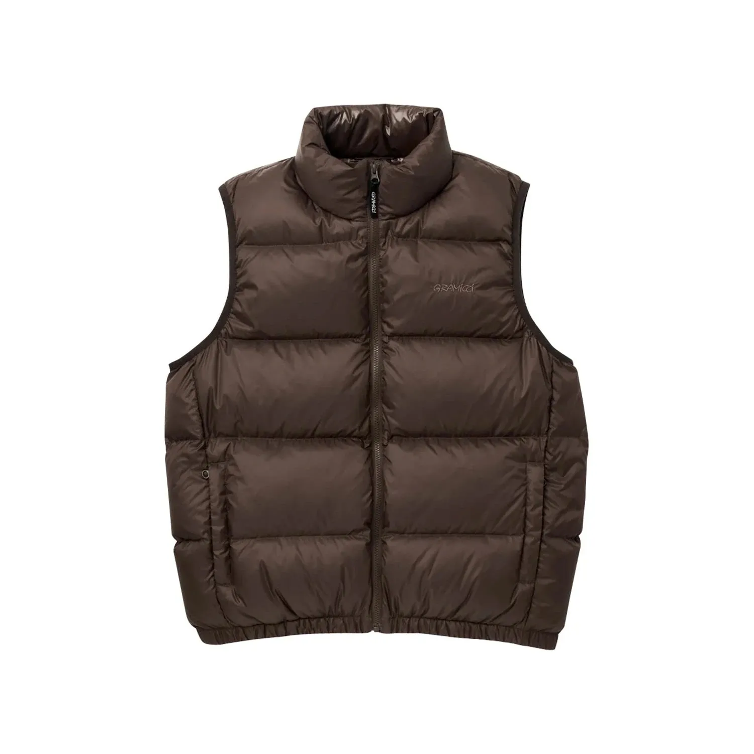 Gramicci Down Puffer Vest / DARK BROWN