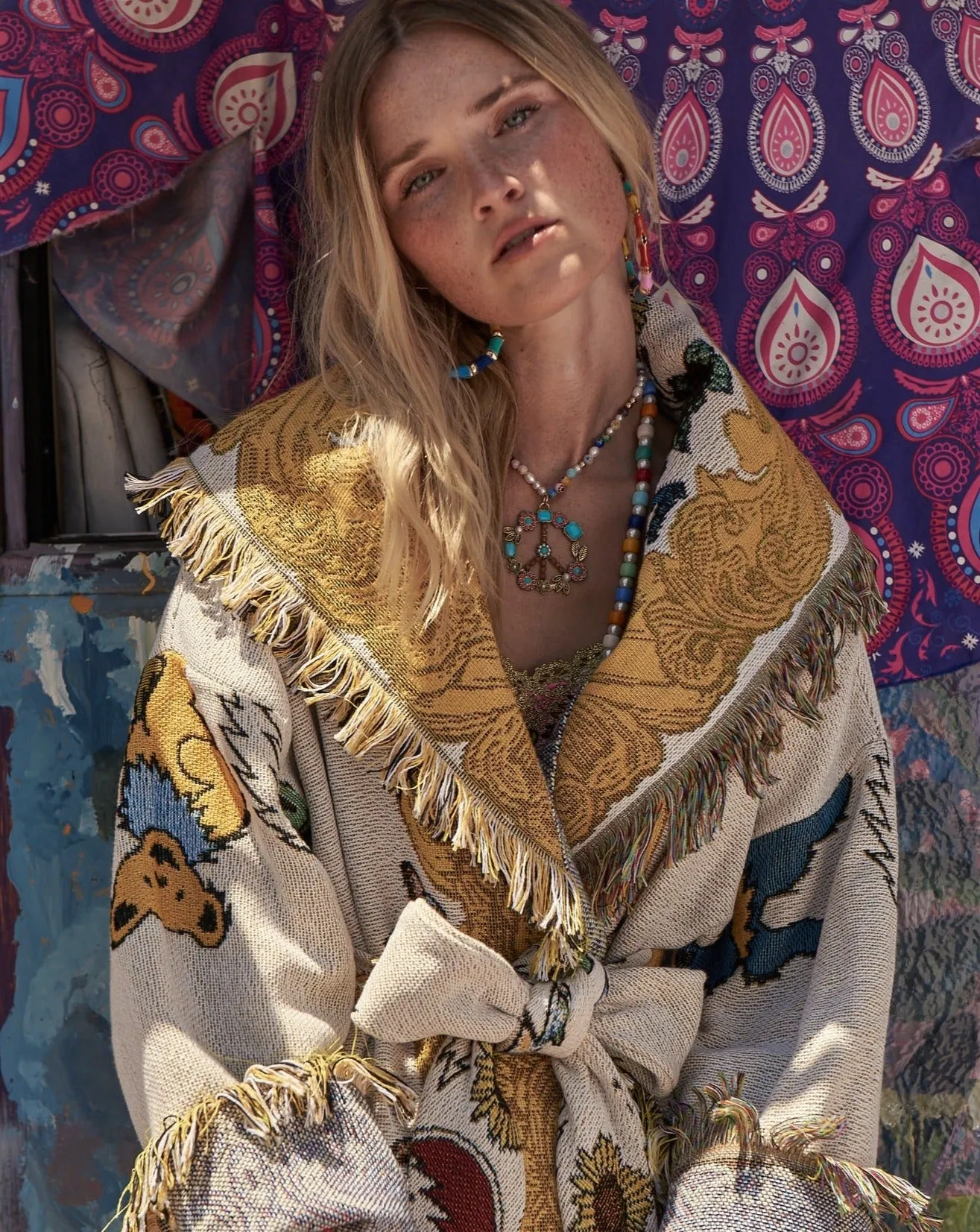 Grateful Dead Fabulous Yacht Party Blanket Coat