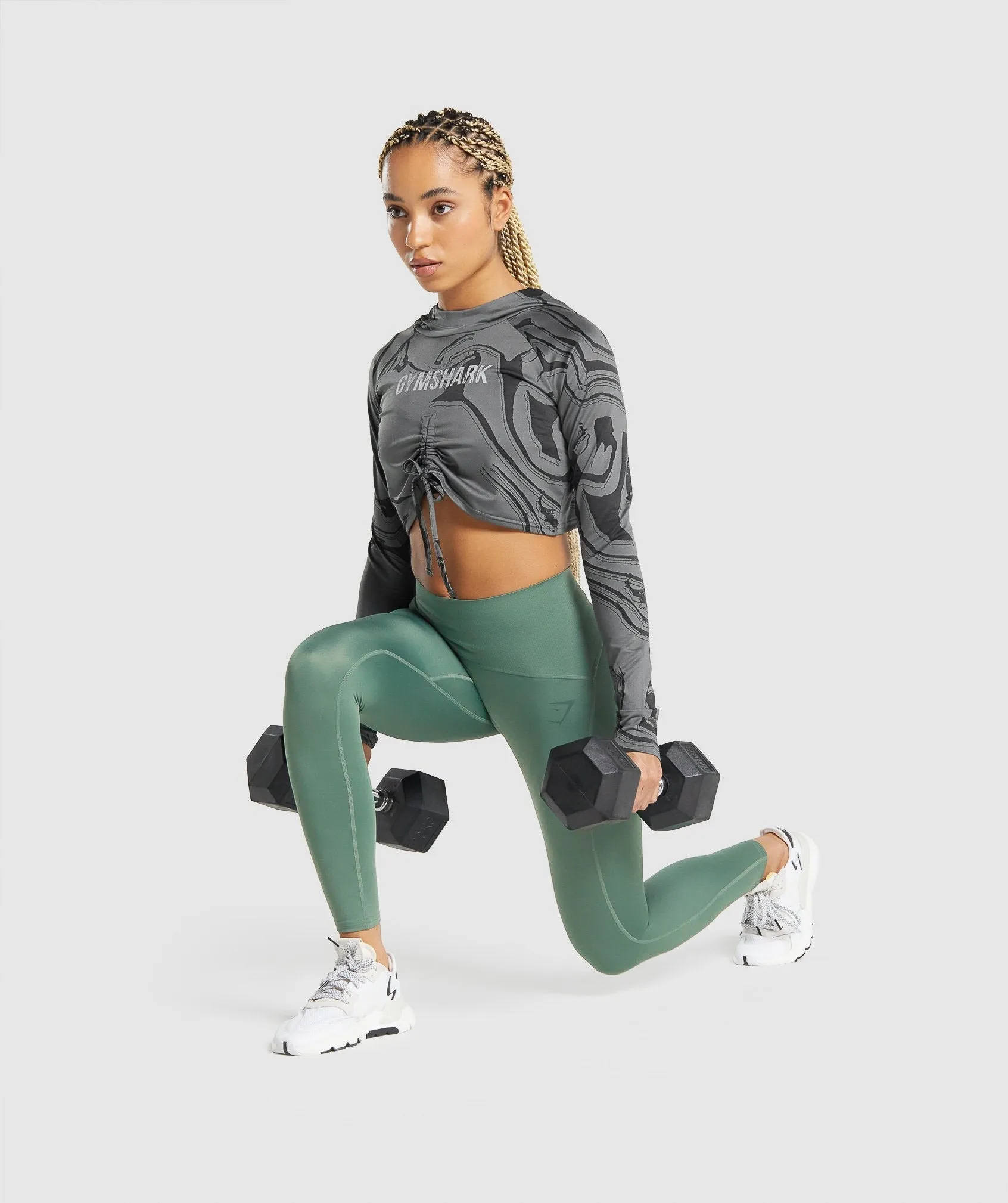 GS Power Support Leggings - Green