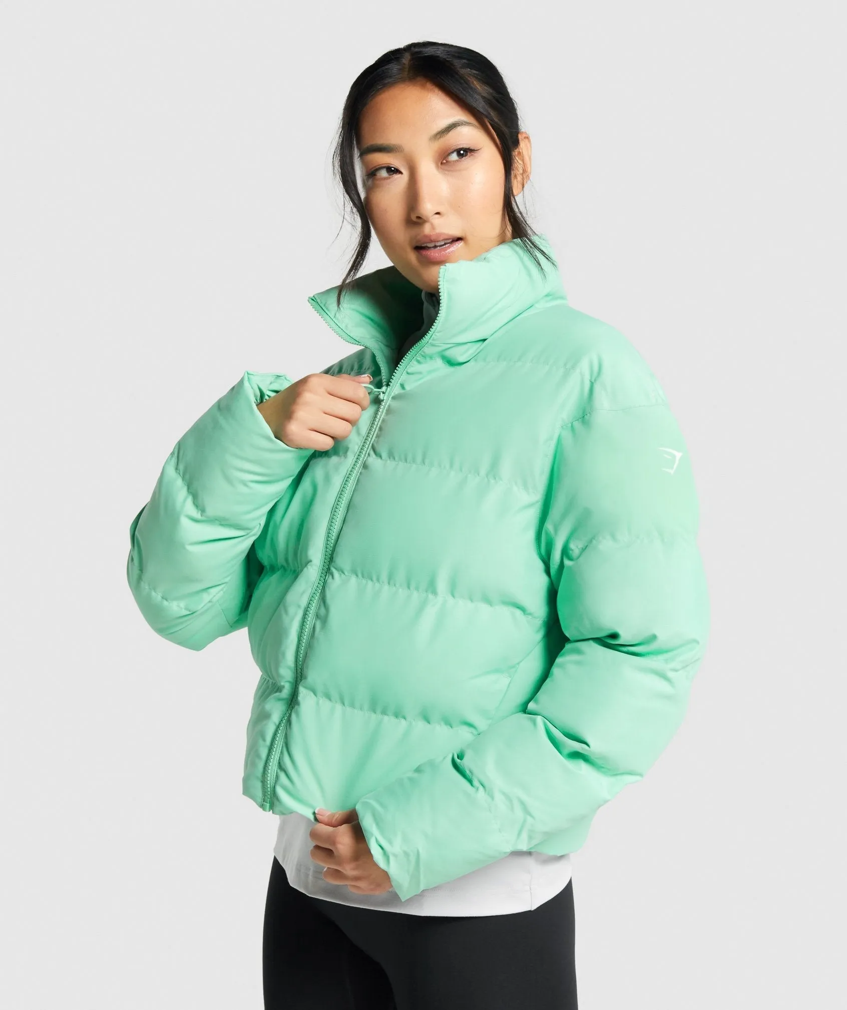 Gymshark Puffer Jacket - Green