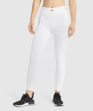 Gymshark Pulse Leggings - White