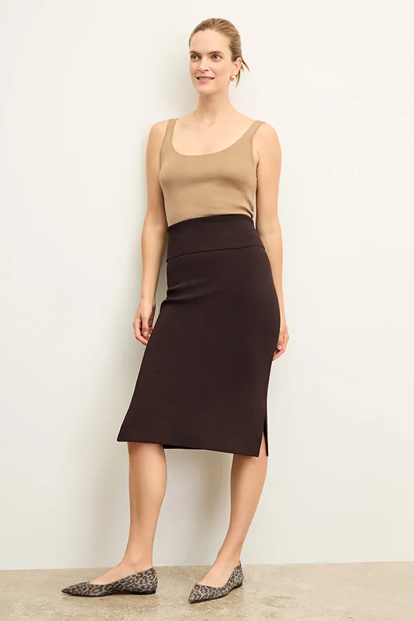 Harlem Skirt - Jardigan Knit :: Chocolate